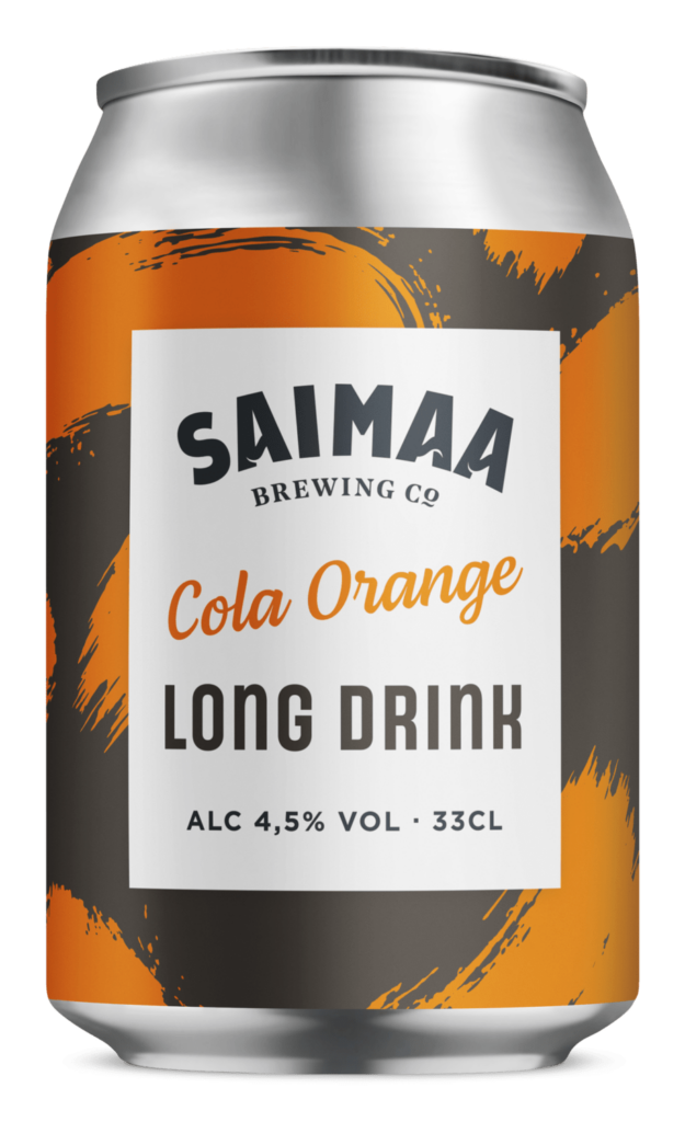 Saimaa Long Drink Cola Orange tölkki, 0,33 l