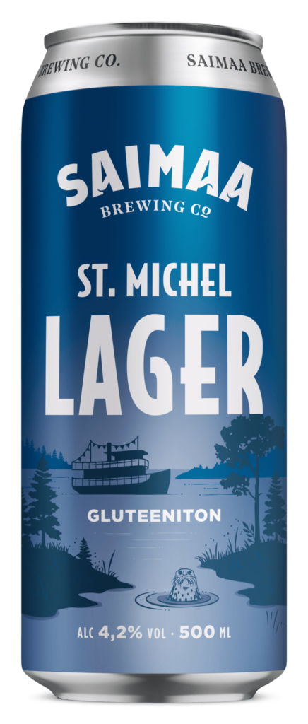 Saimaa St. Michel Lager oluttölkki, 0,5 l
