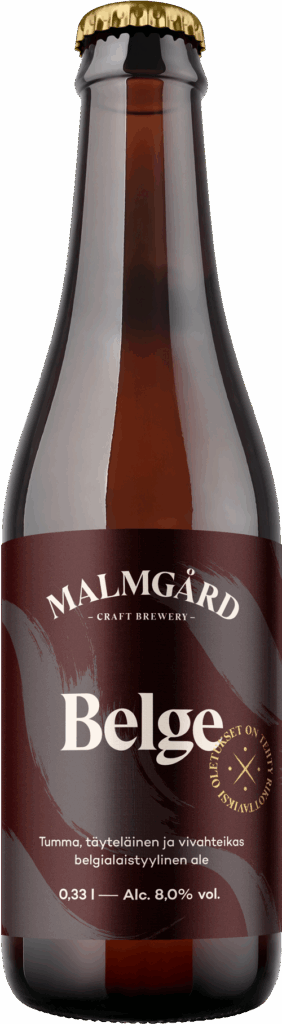 Malmgård Belge pullo 33 cl