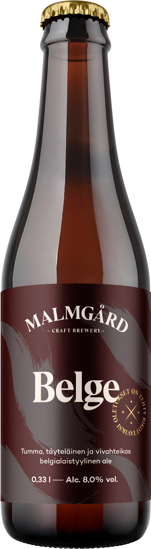 Malmgård Belge pullo 33 cl