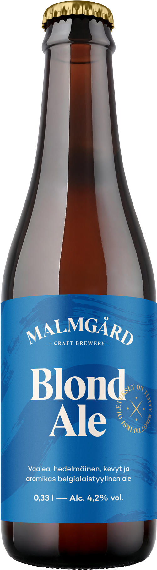 Malmgård Blond Ale pullo 33 cl
