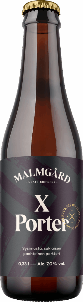 Malmgård X Porter pullo 33 cl