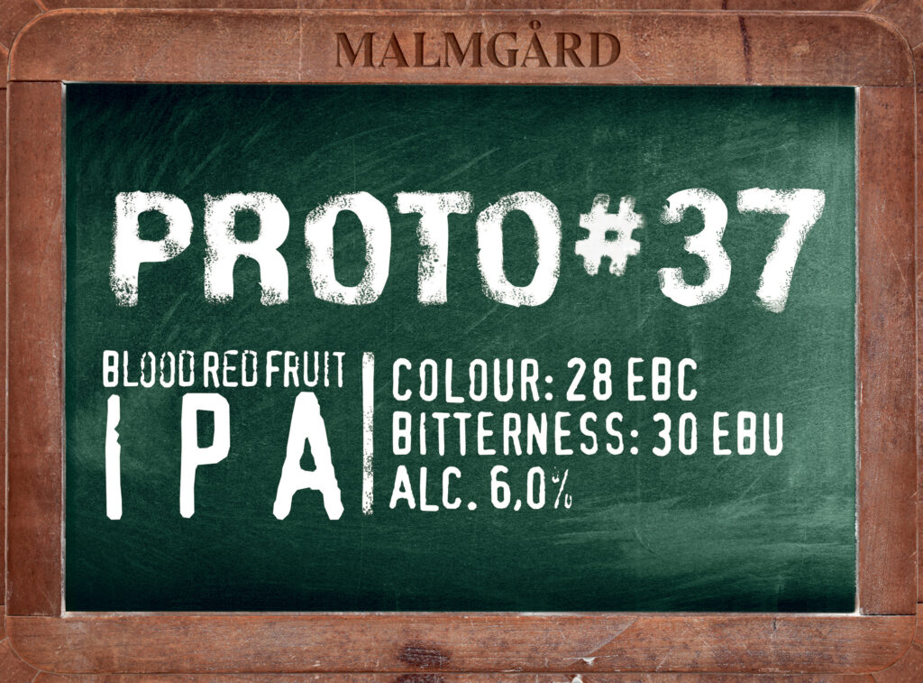 Malmgård Proto #37 Blood Red Fruit Ipa, etiketti