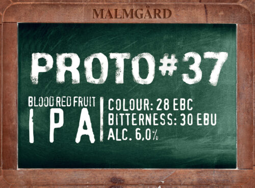 Malmgård Proto #37 Blood Red Fruit Ipa, etiketti
