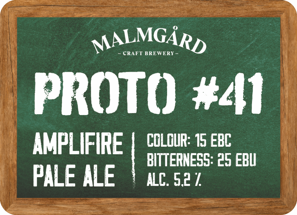 Malmgård Proto #41 etiketti