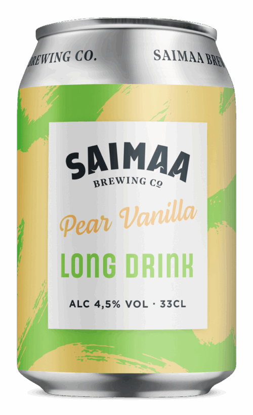 Saimaa Pear Vanilla Long drink tölkki 0,33l