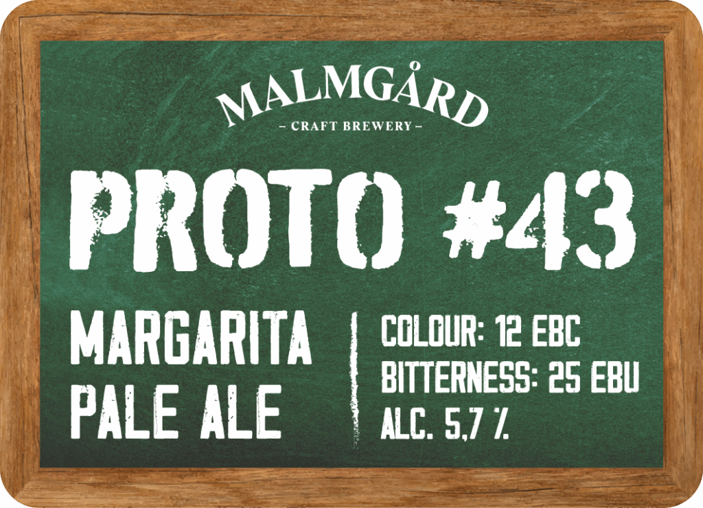 Malmgård proto #43 etiketti