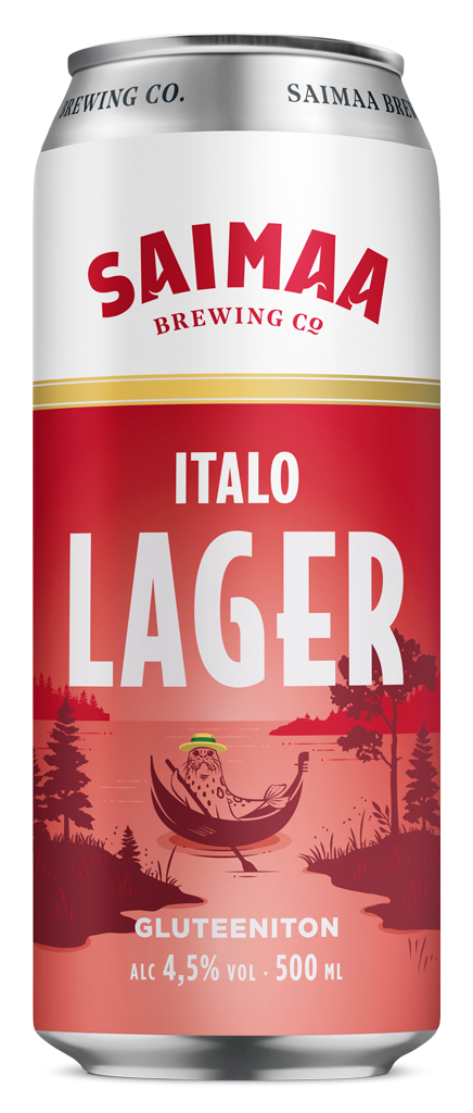 Saimaa Italo Lager oluttölkki 0,5l