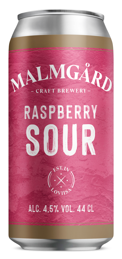 Malmgård Raspberry Sour oluttölkki 0,44 l